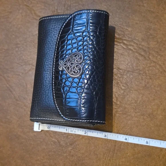 Brighton Black Leather Wallet NWOT - Picture 8 of 8